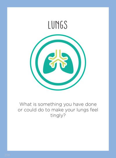 Interoception Activity Card - Lungs